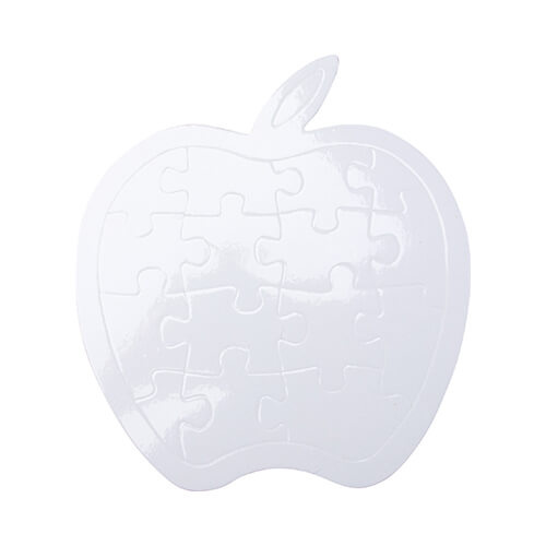 Puzzle do sublimacji w kształcie jabłka - 15 elementów